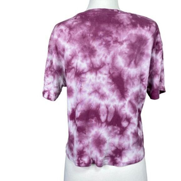 PINK Tye Dye Cropped Tee Victoria Secret  XS - Picture 4 of 5